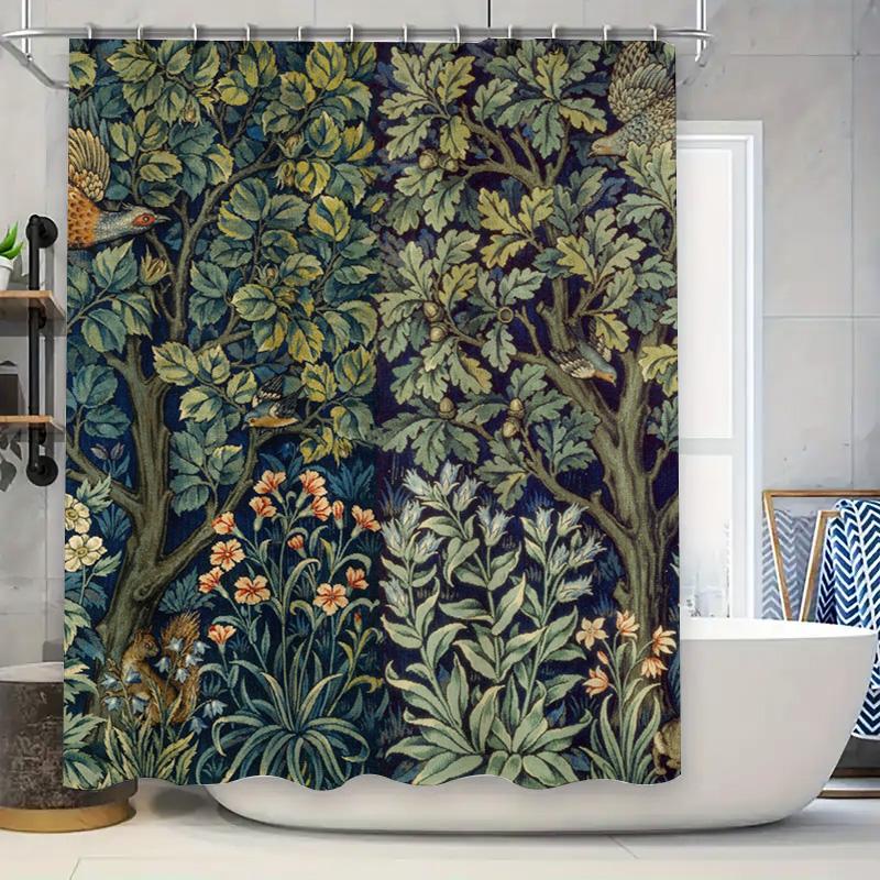 

Decorate Your Bath With This Adorable Labrador Shower Curtain Perfect For Dog Lovers W60H190(CM)-1 Pcs