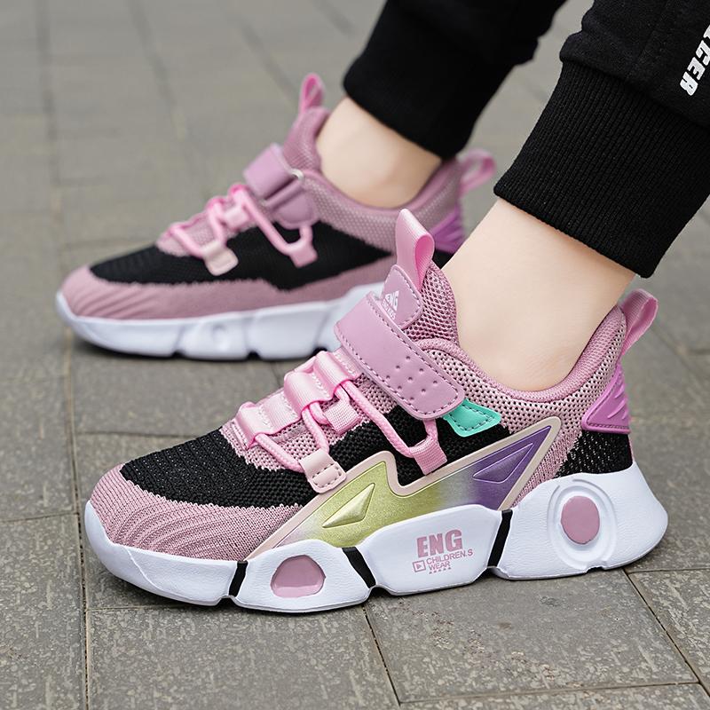 2024 New Fashionable Children's Casual Sports Shoes, Comfortable and Breathable Mesh Shoes for Students