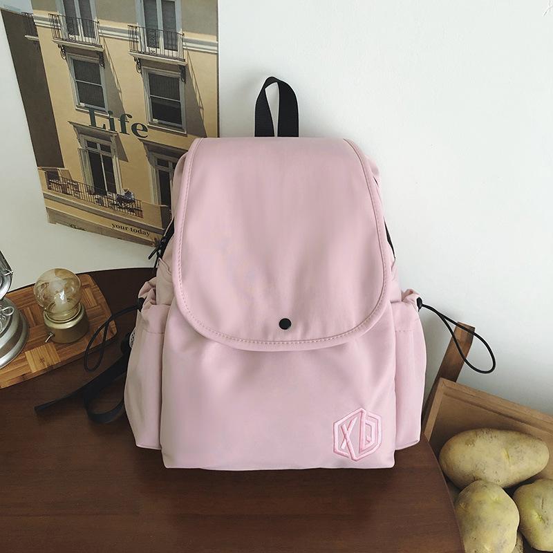 2025 Minimalist Lightweight Backpack: Versatile Flap Shoulder Bag for Outdoor Travel, Unisex Casual Style