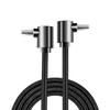 Cavo Dati Intrecciato in Nylon da 60W Tipo C Linea Angolo a 90 Gradi Cavo USB C a USB C PD per 17 Pro Samsung Cavi di Ricarica Rapida