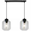 LUMINÁRIA PENDENTE MODERNA ELEGANTE COM CÚPULA DE VIDRO