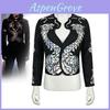 Michael Jackson Cosplay Costume With Polyester Fabric For Stage Performances