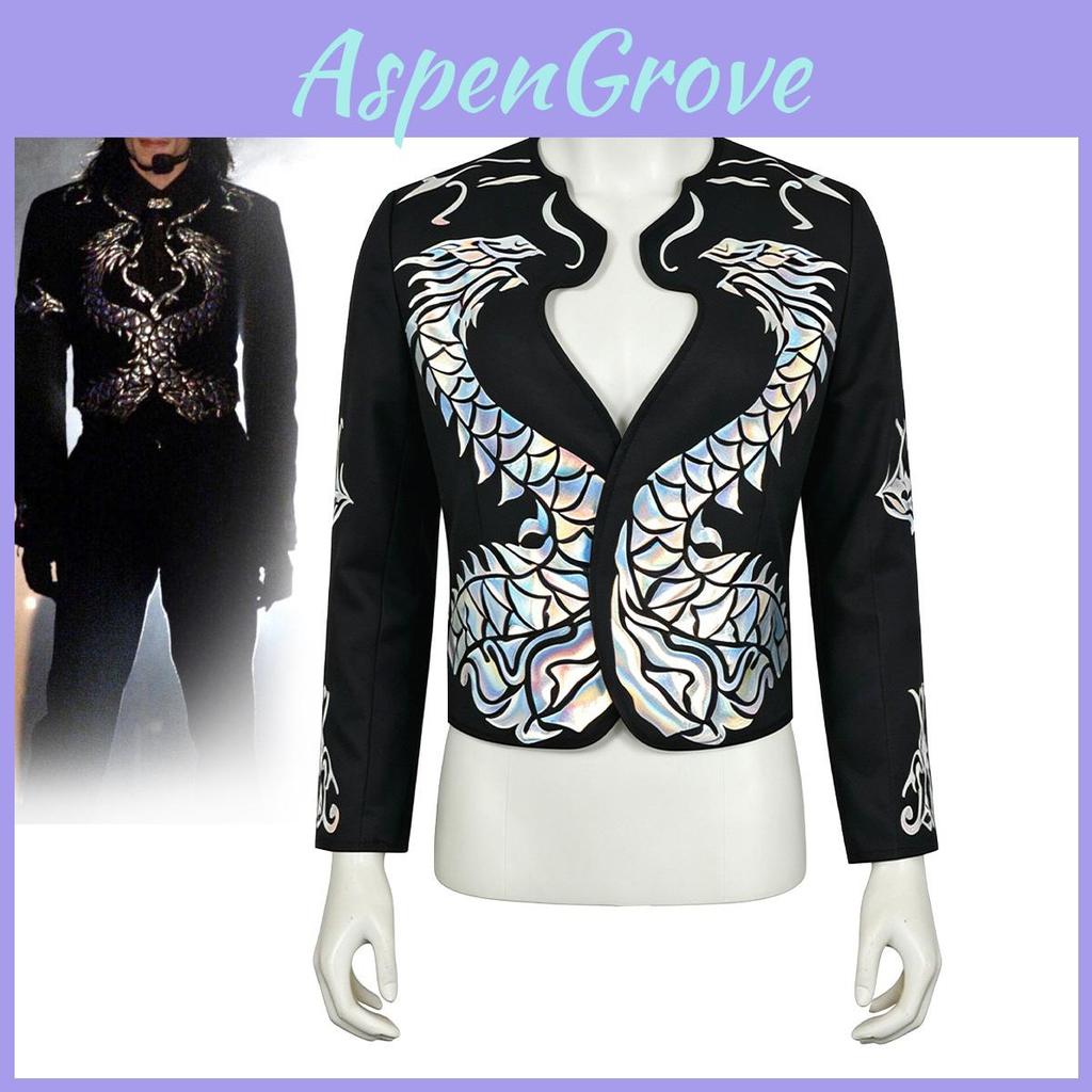 Michael Jackson Cosplay Costume With Polyester Fabric For Stage Performances