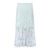 Extended crushed skirt Women's dance long skirt Korean high temperature setting pleated skirt Elegant pleated skirt