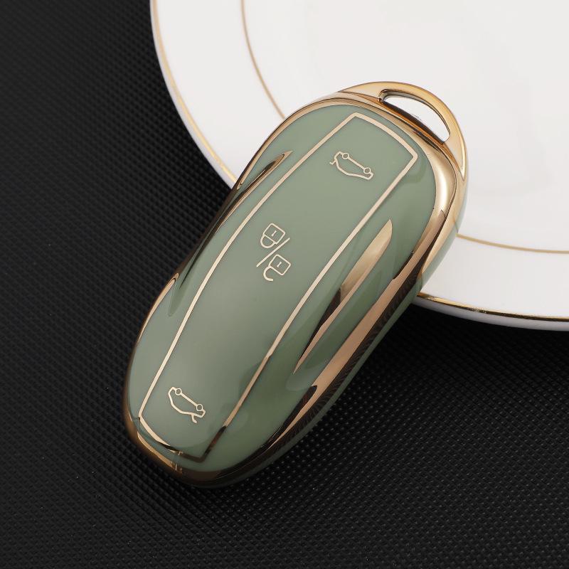Tesla Model 3/Y/X Key Shell with Buckle - High Quality Cover