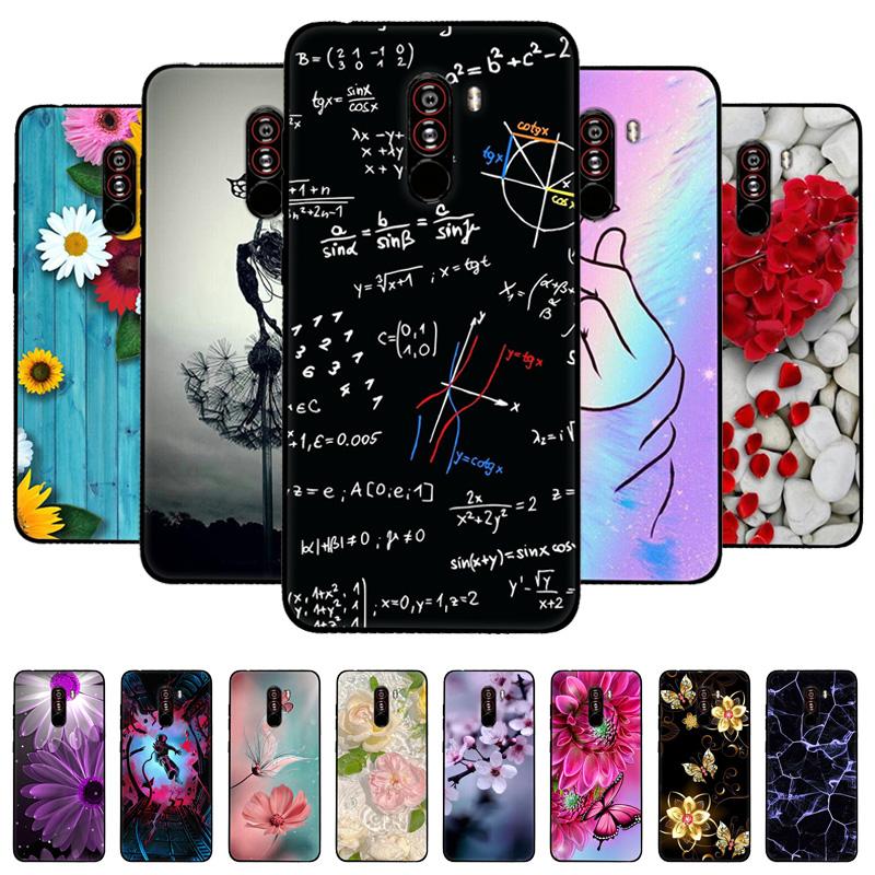 For xiaomi mi pocophone f1 Cases Cat Painted Soft TPU Silicone Phone Cover For xiaomi poco F1 Case PocofoneF1 Case Coque Etui