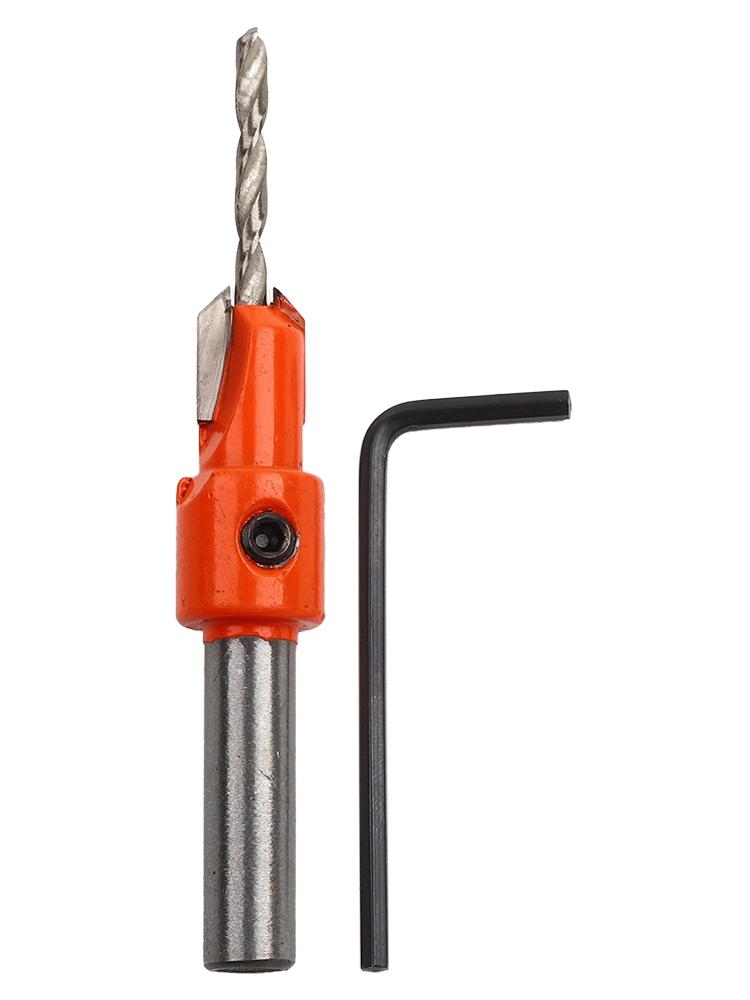 Self Tapping Countersink Drill Bit Screw Taper Hard Alloy Woodworking Tool