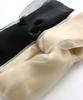 VINGTAINE Organza Satin Cross Turban Sheer and Headband, Elegant, HB-115-BK