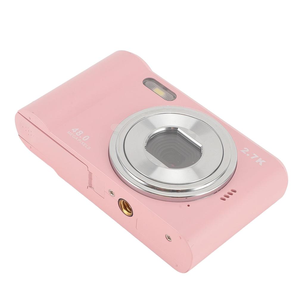 Compact Digital Camera 1080P 2.4 Inch   Display Rechargeable 8X Zoom   48MP   Camera for Recording Photography
