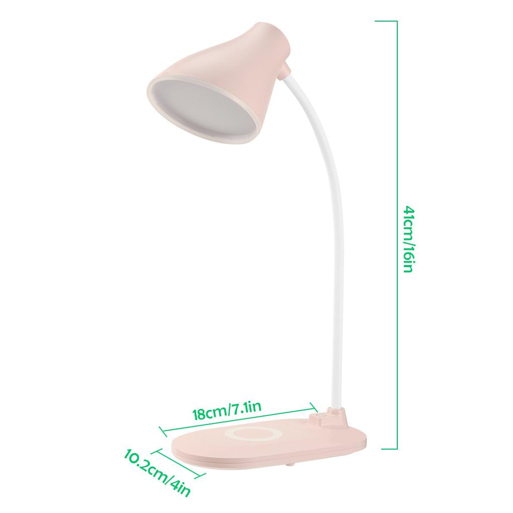 Learning Night Lamp Quick Charger Bedside Reading Lights Touch Multi-functional Decorating Light for Work Bedroom