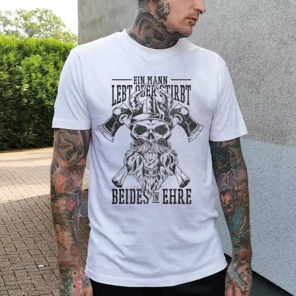 Summer New Hot Selling Moisture Absorbing Popular Male Weird Short Sleeve Comfortable Breathable Loose Quick Drying Top Men