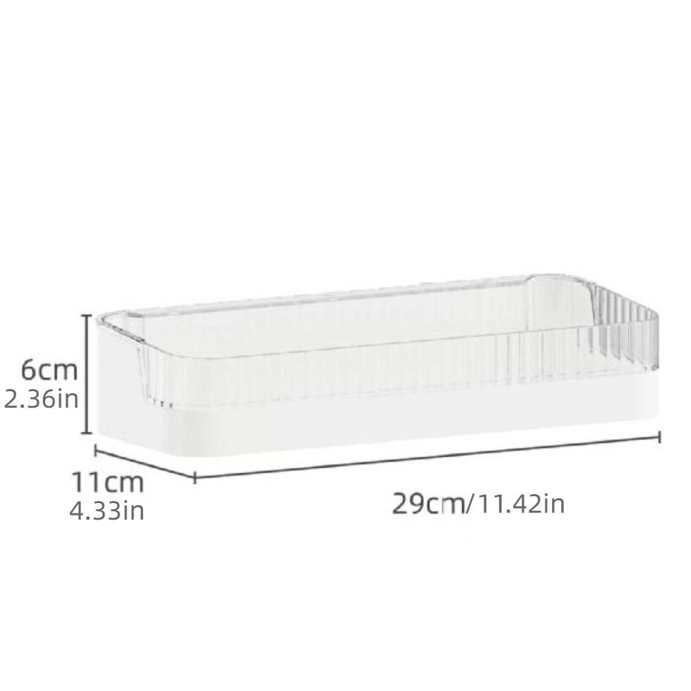 Plastic Bathroom Storage Rack Wall Mounted Bathroom Shelf Toiletries Holder  Shower