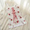Sweet Cross Straps Lace Up Skirt Uniform Underwear for Women  Valentine's Day Gift