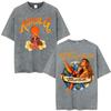 Karol G Tropicoqueta Tour New Album  Vintage Washed T Shirts Men Women Fashion Aesthetic Tshirt Casual Cotton Loose T Shirt