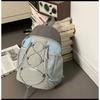 The New Schoolbag Is High-value, Fresh and Sweet, Contrasting Color Splicing Backpack, Couple Lightweight and Large-capacity Backpack.