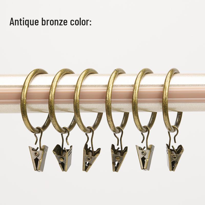Metallvorhangclips & -ringe mit Haken