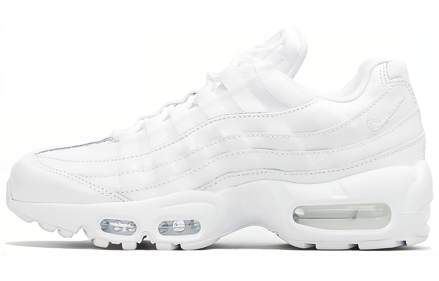 

Nike Air Max 95 Triple White Women s 307960-108 35.5
