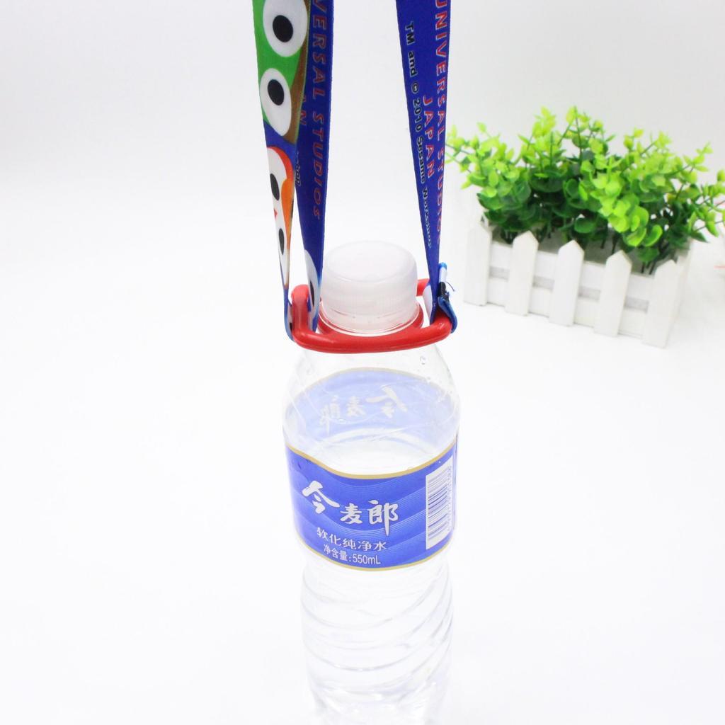 Cartoon Pattern Crossbody Mineral Water Bottle Strap with Buckle