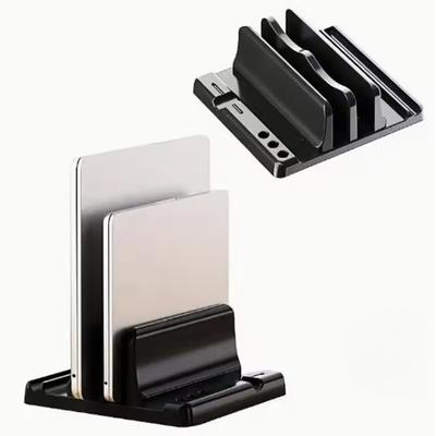 Vertical Laptop Stand Plastic Portable Macbook/Tablet/Phone Holder Universal Storage Rack Notebook Dock Space Save Accessory