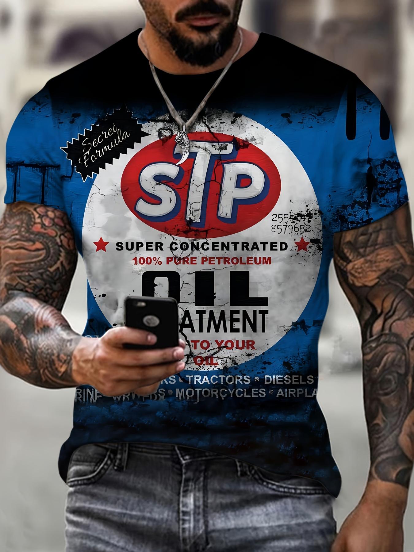 [Vintage-Inspired] Men s Vintage-Inspired  STTP  Graphic Tee | Polyester | Casual & Comfortable | Casual Attire & Resort Vacations | Vintage-Inspired XXS