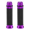 Motoforti Universal Motorcycle Hand Grips Cover Rubber Aluminum Alloy Handlebar Cover for Motorcycle Scooter Bicycle ATV 1pair