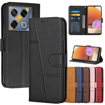 Leather Flip Case On For Infinix GT 20 Pro Note 40X Zero 20 30 40 5G Smart 9 8 6 Plus 5 Magnetic Cases Stand Wallet Phone Cover