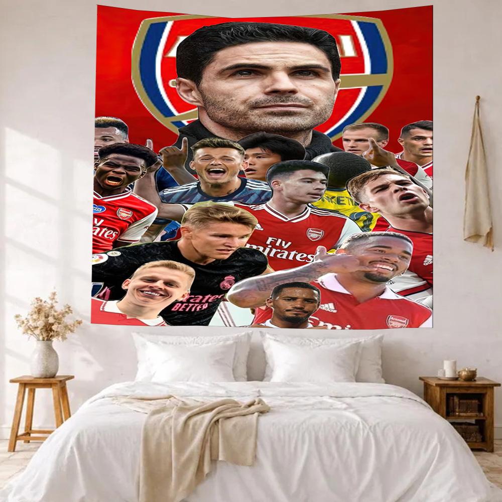 Arsenal Wall Decor Tapestry Art For Pet Memorial Birthdaywedding Party Backdrop Family Gift