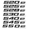 Auto Kofferraum Chrom Buchstaben Abzeichen Emblem Aufkleber Für 5er Serie 520e 525e 528e 530e 540e 545e 550e E39 E60 E61 F10 F11 G30