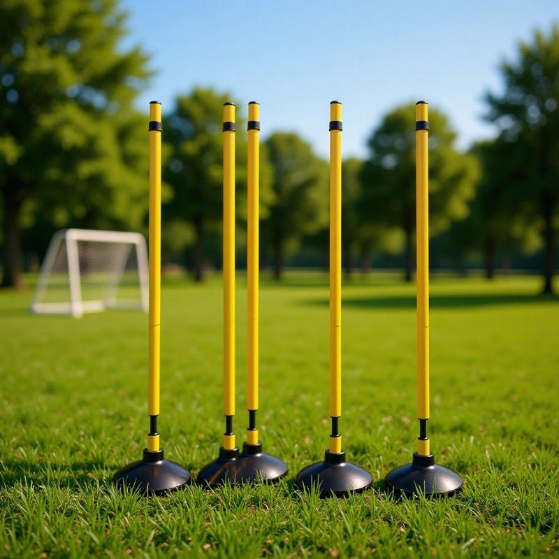 Palo Zigzag Roly-Poly per Allenamento di Pallacanestro e Calcio per Esami di Scuola Media