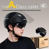 All-Season Electric Motorcycle Helmet with Sun Protection and Double Visor for Men and Women