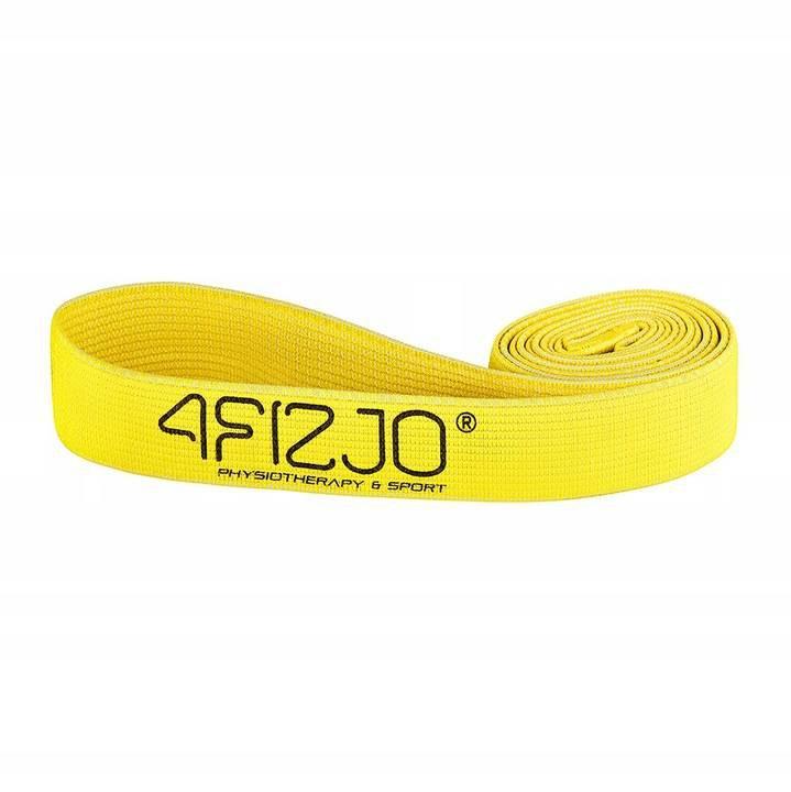 4FIZJO Flex Band fabric rubber long - yellow (resistance 27-35 kg)