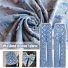 Vintage-Blue-Jeansstoff mit gebrochenen Löchern zum Nähen von Hosen, Jacken, Blazern, modischer Denim-Stoff zum Selbernähen von Kleidungsstücken