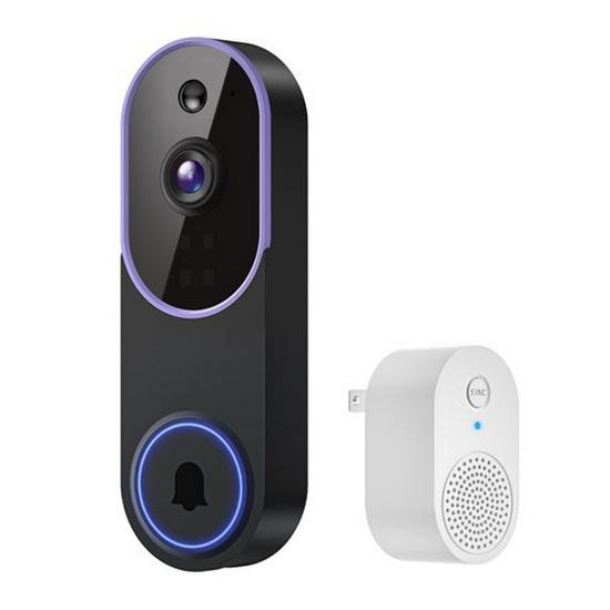 Wireless HD Night Vision Smart Doorbell Camera for Outdoor Home Monitoring