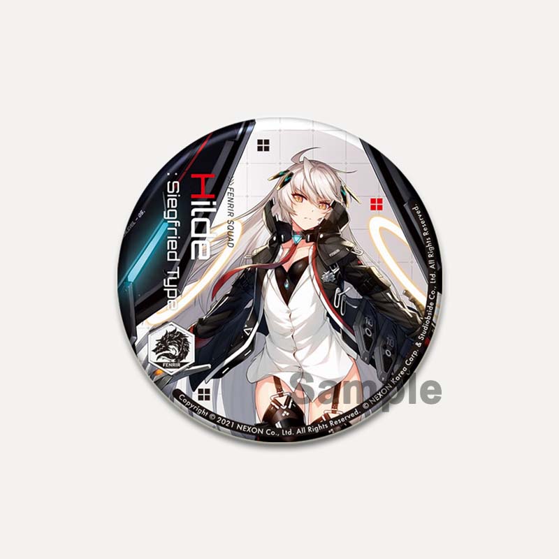 32/44/58mm Pop Anime Game Counter Side Brooches On Backpack Cartoon Figure Lapel Pins Alloy Round Cartoon Badge Gifts Jewelry Accessory