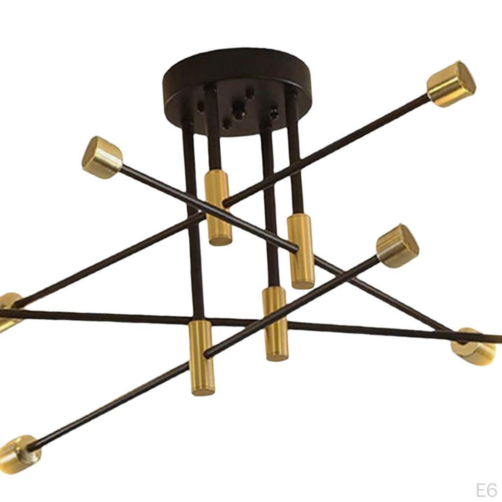 Modern Sputnik Chandelier Ceiling Light for Living Room Dining Hallway