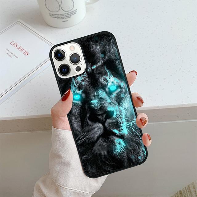King Lion Roaring Phone Case For iPhone 17 Air 14 15 16 13 12 Cover For Apple 14 15 16 Pro Max Plus Coque