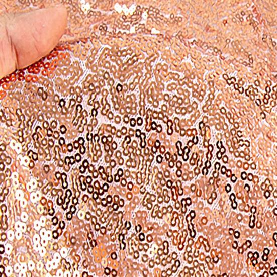 Tablecloth Round Shape Stunning Sequins Reusable Tablecloth Scratch-Resistant Breathable Stain-Resistant Table Cover