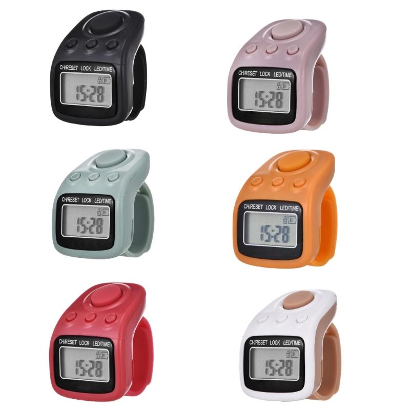 Počítadlo ručního počítání 6místné počítadlo klikání prstů Dobíjecí počítadlo kol Ruční počítadlo počtu kliknutí