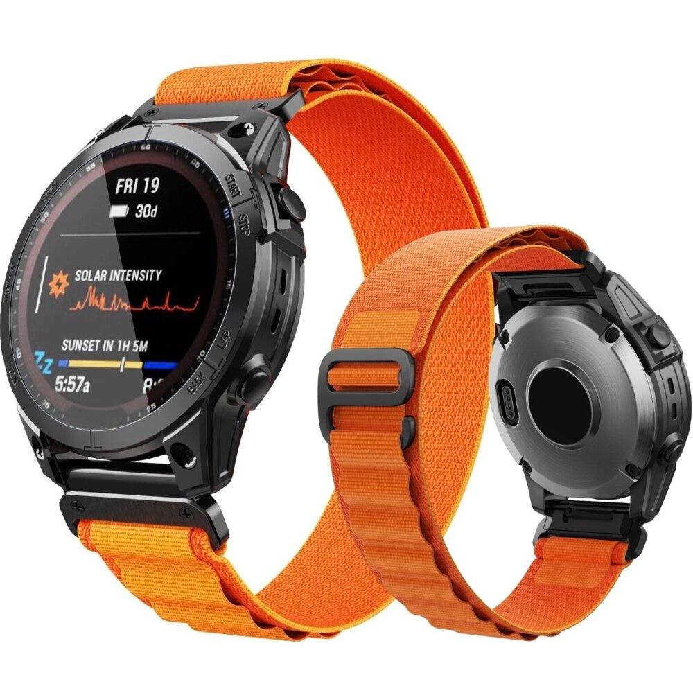 Quickfit Nylon Strap for Garmin 22mm, Orange