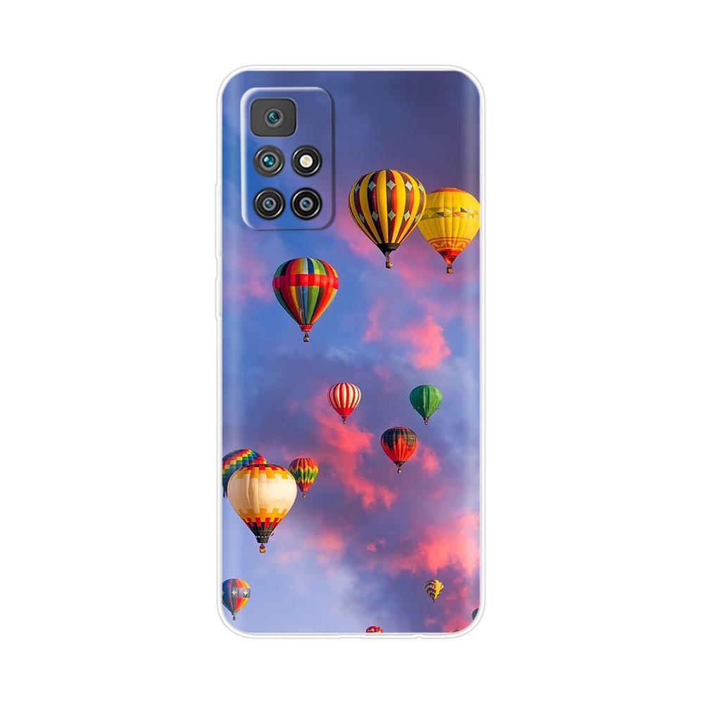 Cover For Xiaomi Redmi 10 Case For Redmi 10 2022 Coque Phone Case Silicone Bumper Shockproof Back Cover For Redmi 10 Fundas 6.5"