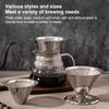 Stainless Steel Pour Over Coffee Filter Ultra Fine Mesh Space Saving Reusable Dripper for Office Staff Coffee Making