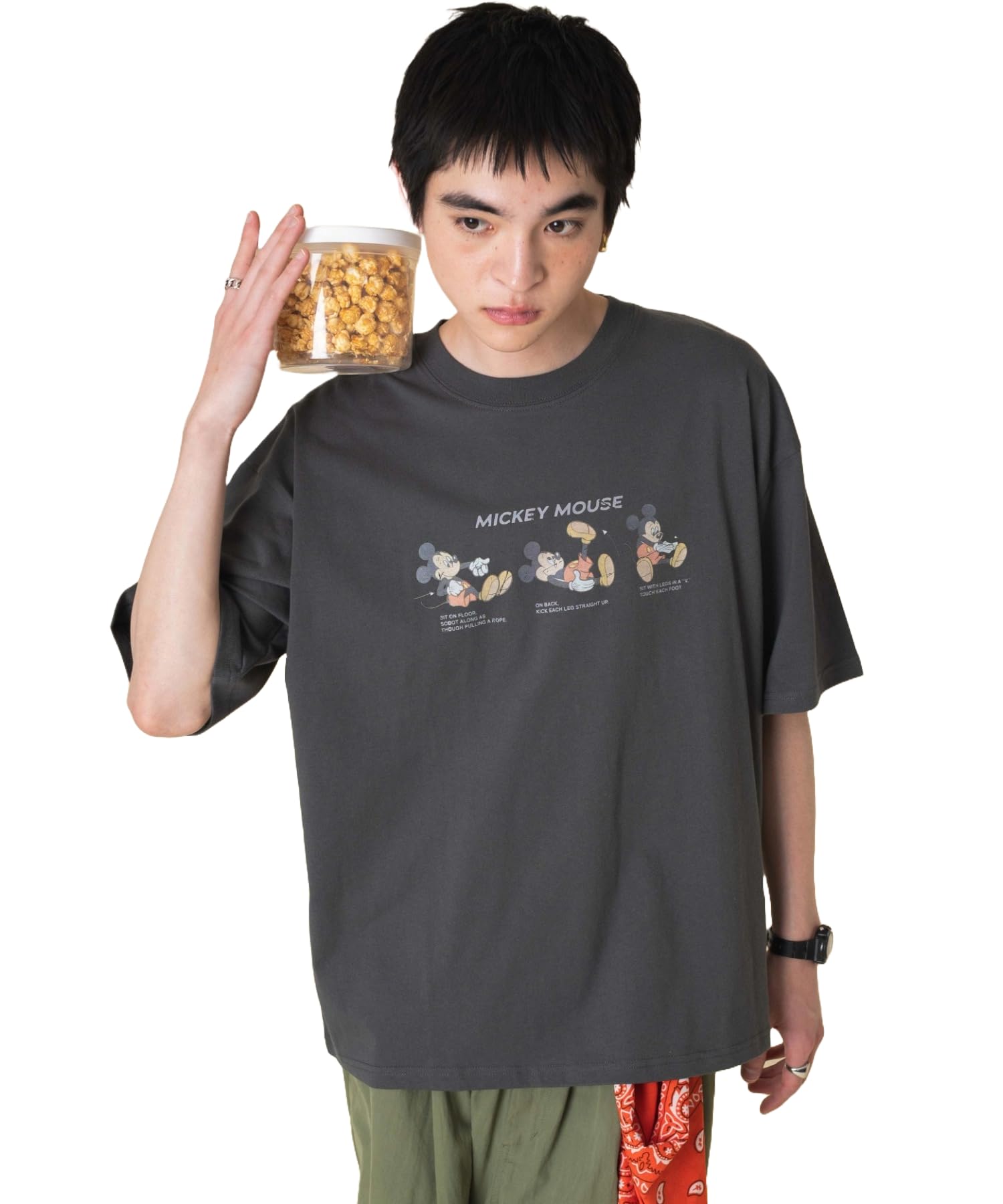 

WEGO Футболка с графикой Диснея (Маленький) Мужской средний узор 8