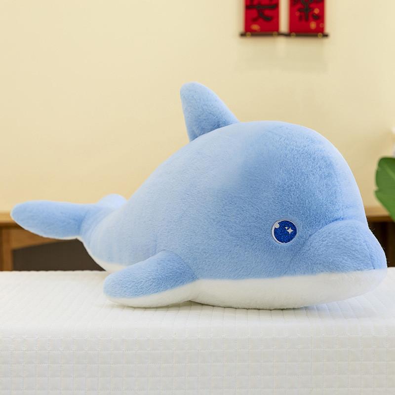 Cartoon Cute Dolphin Plush Toy Children Toy Pillow For Sofa And Room Decoration