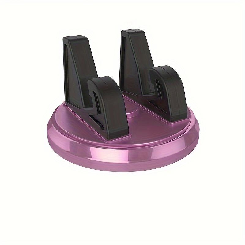 

Коврик-подставка для телефона в автомобиль с поворотом на 360 градусов, приборная панель, противоскользящая подставка для телефона, GPS-кронштейн для iPhone, новый узор 2025 розовый