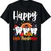 Teeth HalloThanksMas Halloween Thanksgiving Christmas Dental T-Shirt