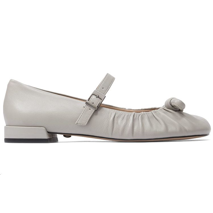 Charles & Keith Comfortable Durable Square Heel Mary Jane Shoes Women shoes Gray SL1-70920010_GREY