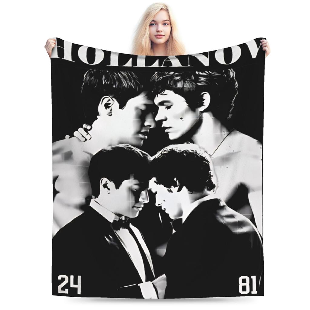 Comfortable Heated Rivalry Hollanov Sports Drama Shane Hollander Ilya Rozanov Blanket Blanket Throw Warm Flannel for Travel