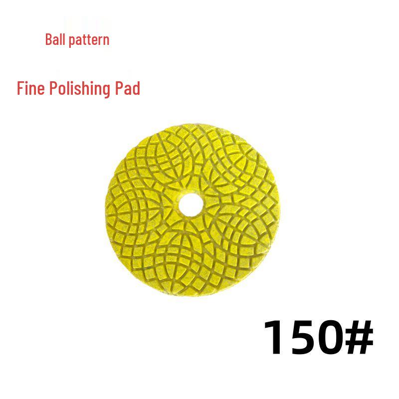 100mm Wet Marble Polishing Pads - Stone & Tile Renovation, Soft Water Buffing Pads, Granite Grinding Discs