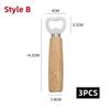 1-10Pcs Beer Can Opener Wooden Bottle Opener Household Kitchen Bar Tools for Home Handle Handheld Wine Wedding Favors Bar