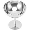 Greensen Stainless Steel Ice Cream Cup Glass, Ice Cream Bowls, Ice Cream Glasses, Dessert Bowls, Dessert Glasses with Foot, Dishwasher Safe, Ice